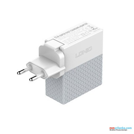 LDNIO A2620C 65W Super-Fast Wall Charger (6M)